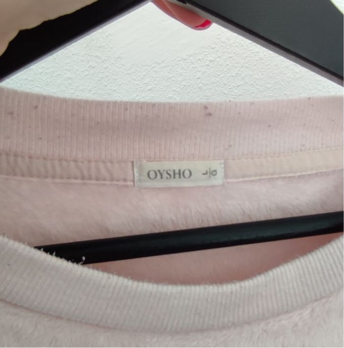 Pull doudou rose pâle "Sleep" col rond Oysho - Taille L - photo numéro 8