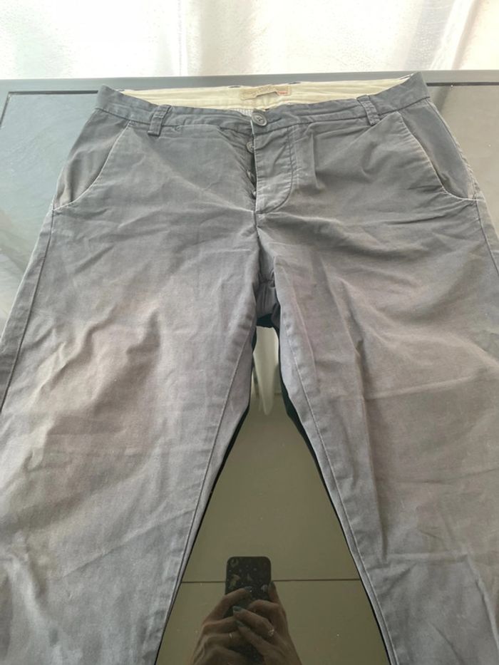Pantalon bleu marine de la marque Jack and Jones en taille 40 - photo numéro 4