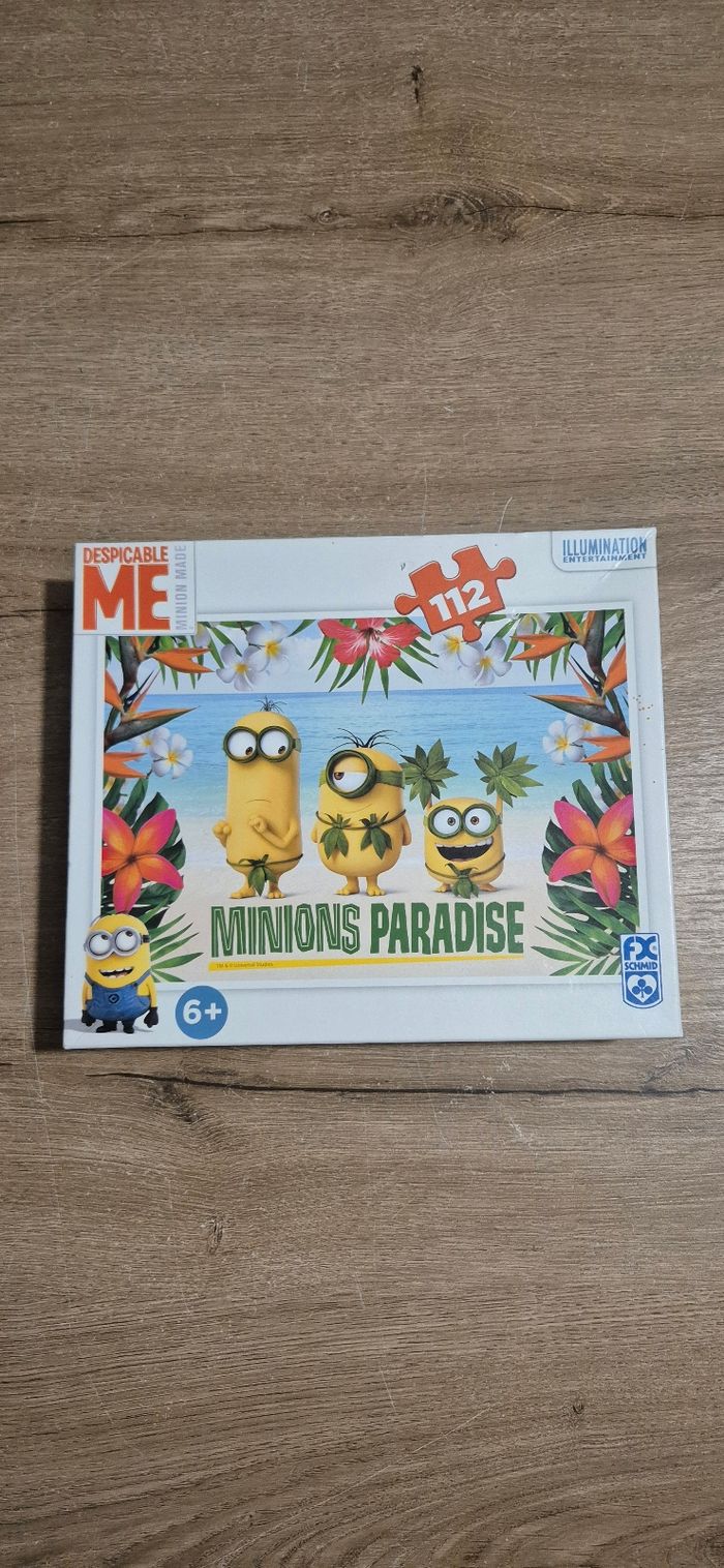 Puzzle Minions Paradise 112 pièces