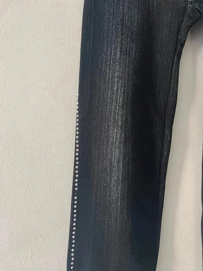 Jegging à strass - Taille 36 - photo numéro 3