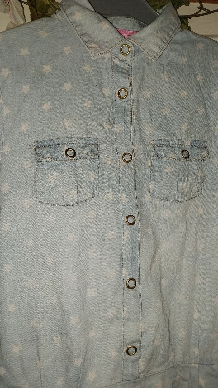 Robe denim/ jean très bon état NKY 10 ans - photo numéro 3