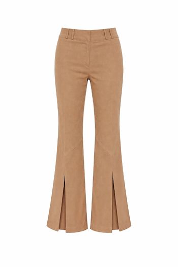 Pantalon évasé sable Vintage Y2K T34