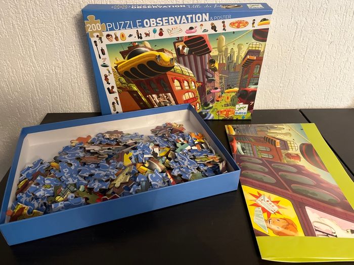 Puzzle observation & poster 200 pièces - photo numéro 3