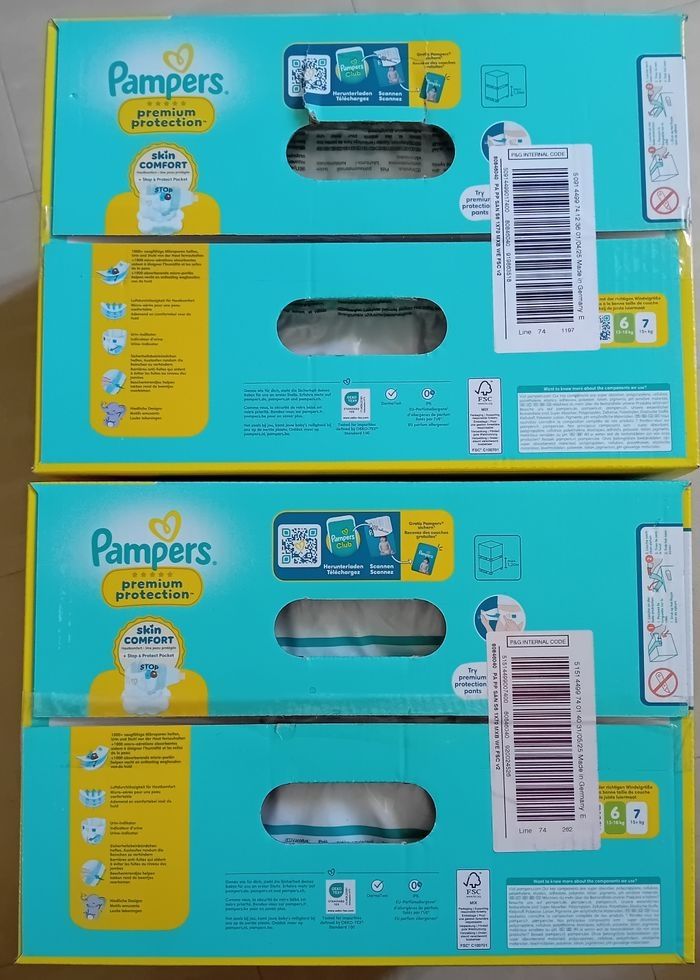 T6 Pampers Premium Protection Maxi Economy Pack - photo numéro 3