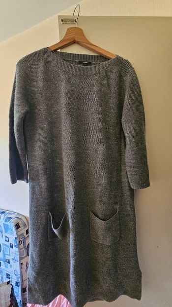 Robes pull bordeaux et grise