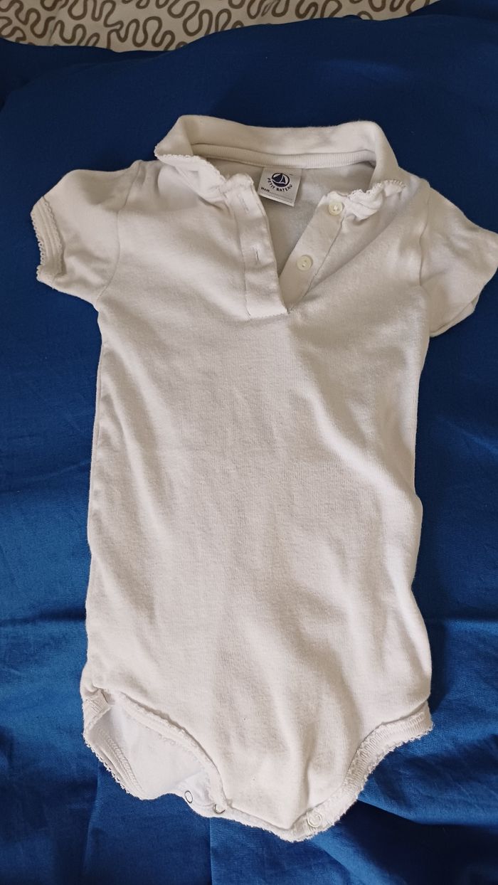 Body 18 mois manches courtes Petit bateau