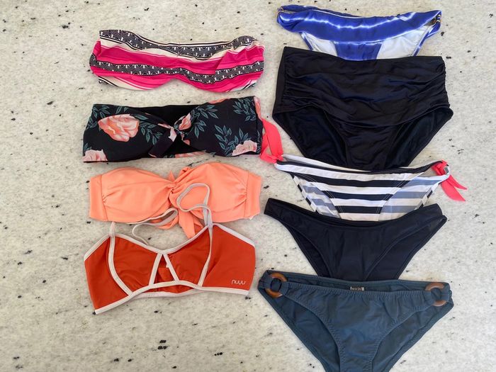 Lot maillot de bain 2 pièces dépareillés 38 - photo numéro 2