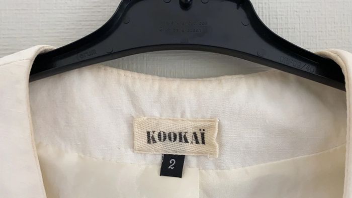 Veste écru/blanc Kookai 40 - photo numéro 6