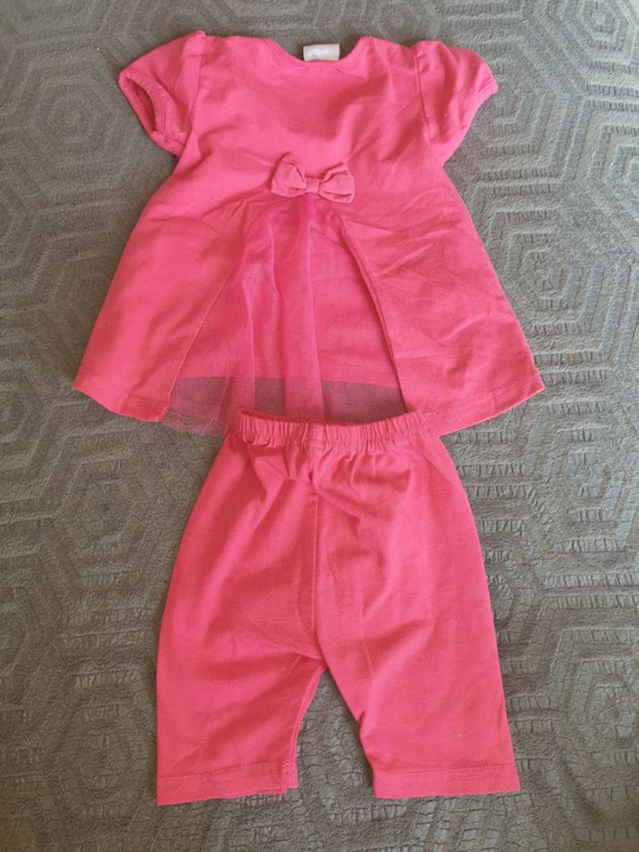 Ensemble tshirt legging 12mois - photo numéro 2