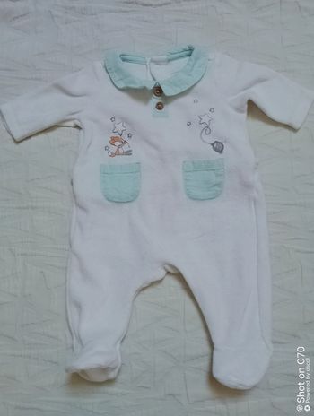 Sergent Major pyjama velours col 50 cm