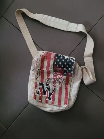 Sac bandoulière en coton