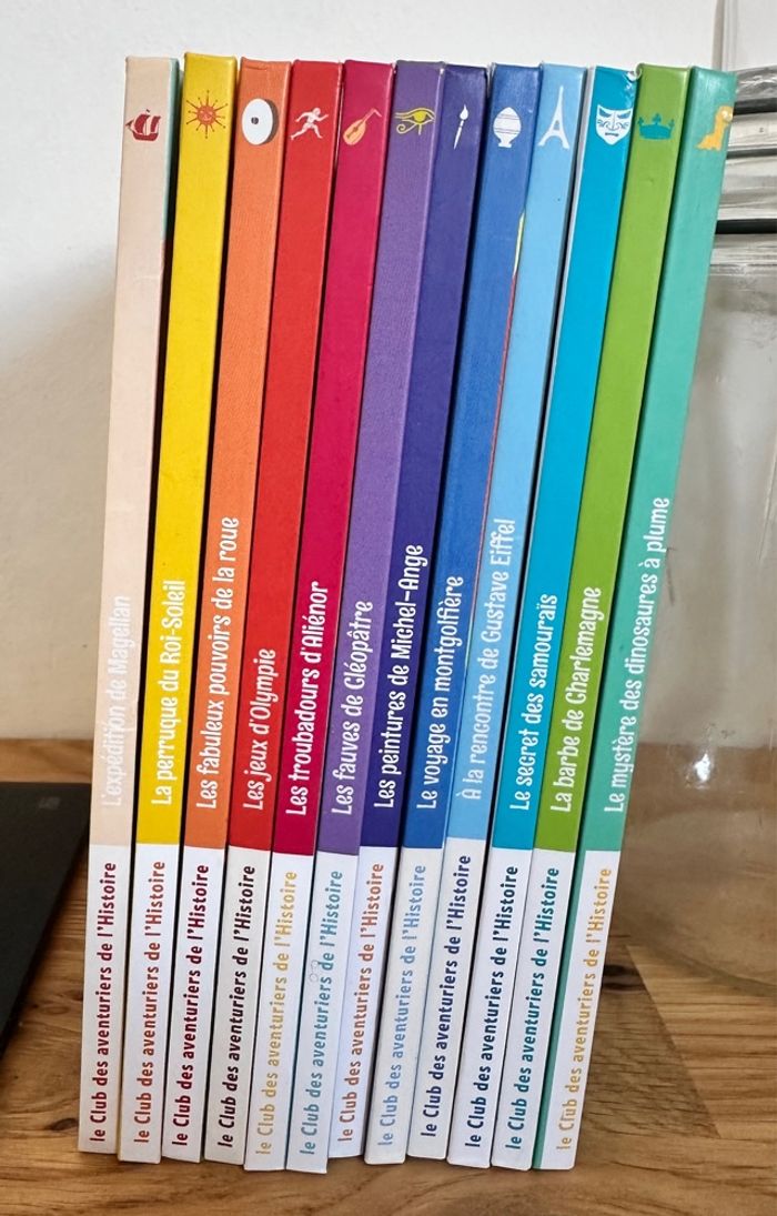 📚✨ Collection complète livres Le Club des Aventuriers de l’Histoire (édition McDonald’s 2018) ✨📚