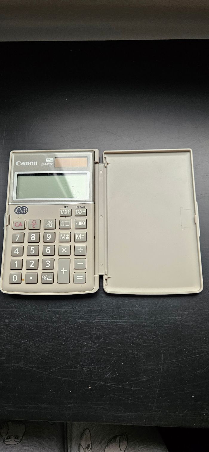 Lot de 2 calculatrices Canon LS-10TEG - photo numéro 9