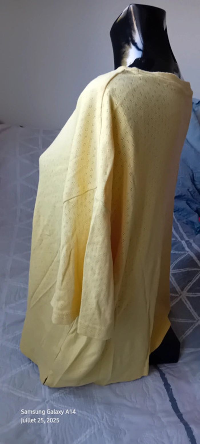 Haut manches courtes oversize maille ajourée motif losanges femme XXL in extenso - photo numéro 9