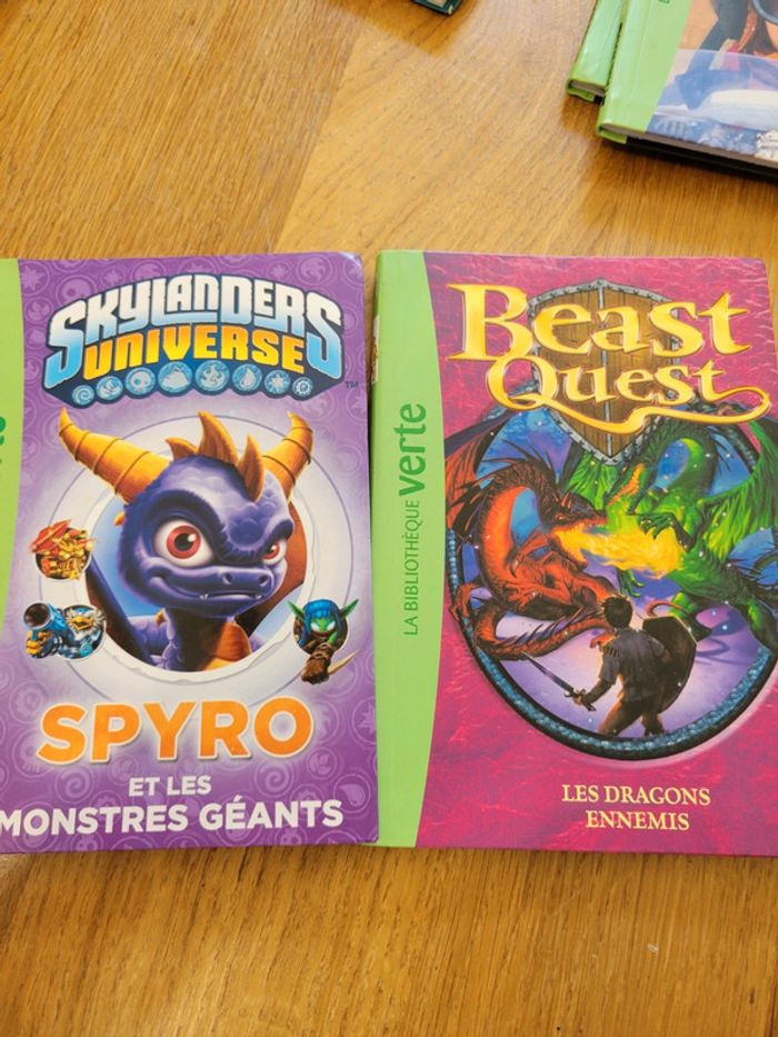 Lot de 2 bibliothèque verte 6/8 ans