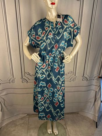 Robe longue Légère Bleu Diega S neuve