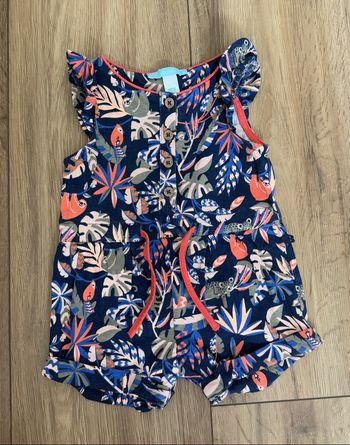 Barboteuse / combi short obaibi 3 mois