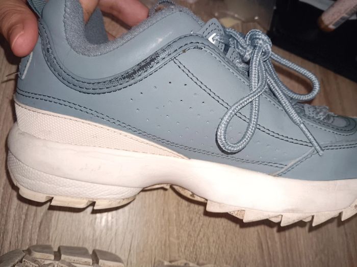 Baskets Fila Disruptor II Gris/bleu Authentiques 38,5 - photo numéro 7