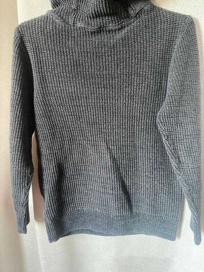 Pull coton capuche poche kangourou 10 ans Kiabi - photo numéro 2