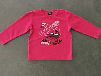 Haut de pyjama velours cars