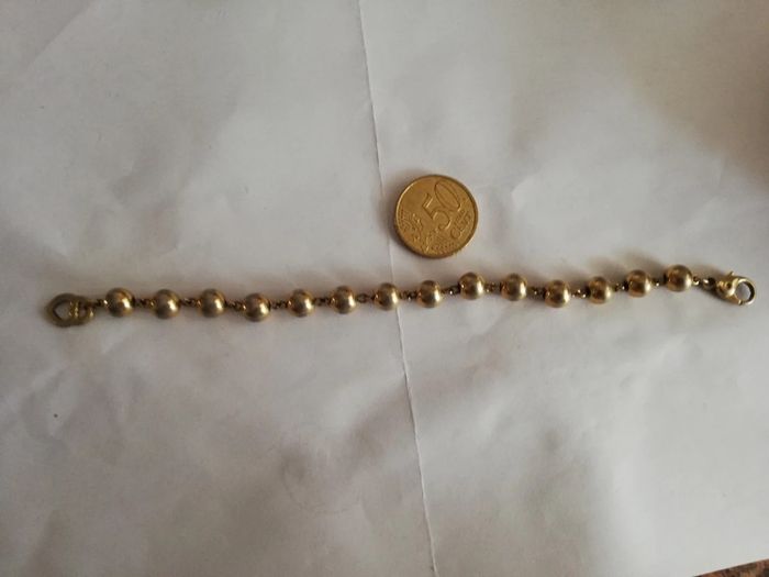Magnifique bracelet vintage doré