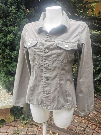 Veste vert kaki en coton