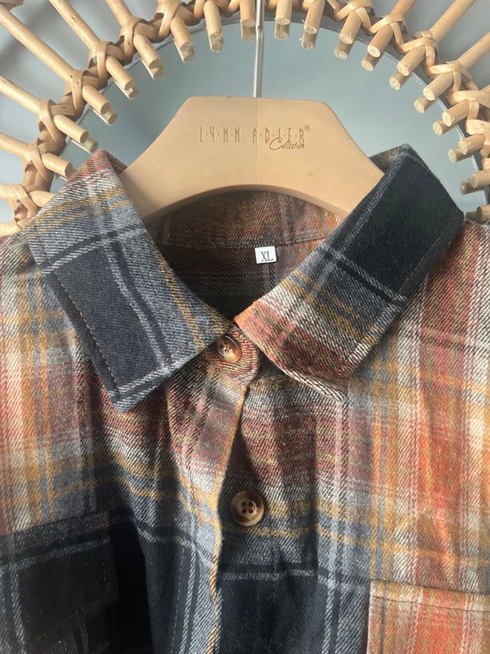 Chemise à carreau homme taille XL en très bon état porté une seule fois - photo numéro 3