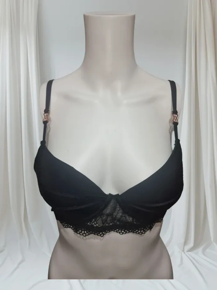 Joli Soutien-Gorge Noir, 90B - photo numéro 2