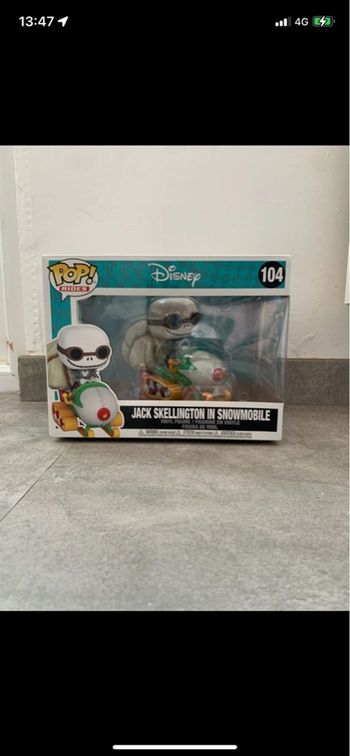Funko Pop Jack Skellington in snowmobile