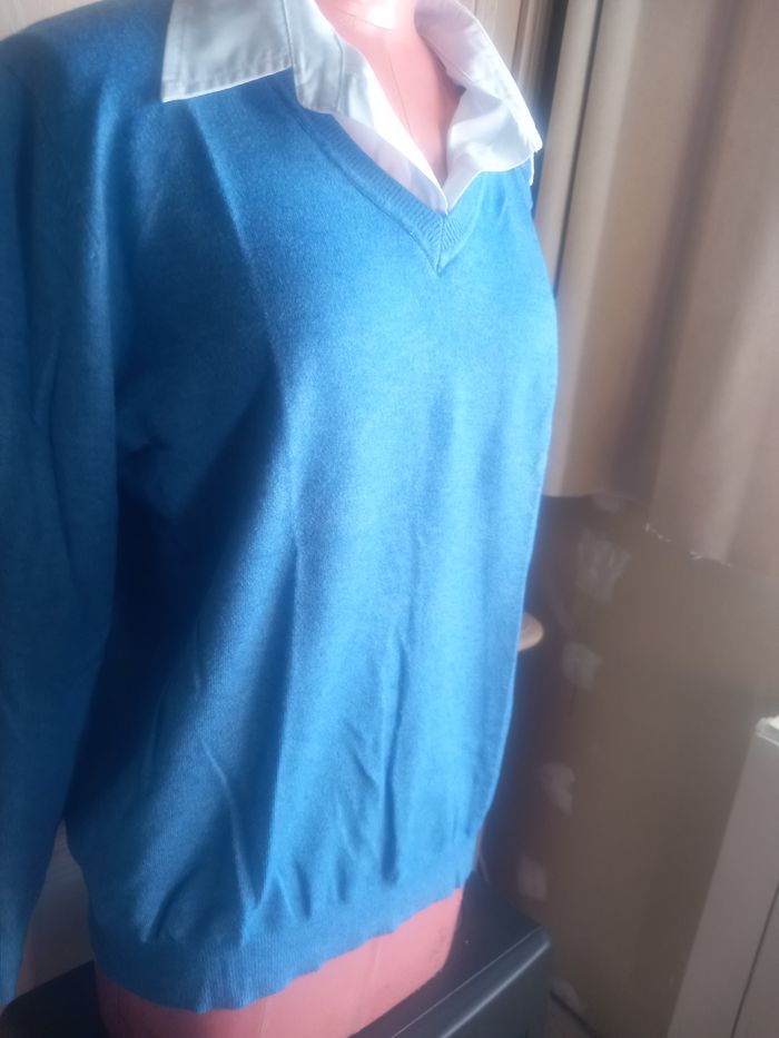 Pull avec col de chemise H&L fashion - photo numéro 2