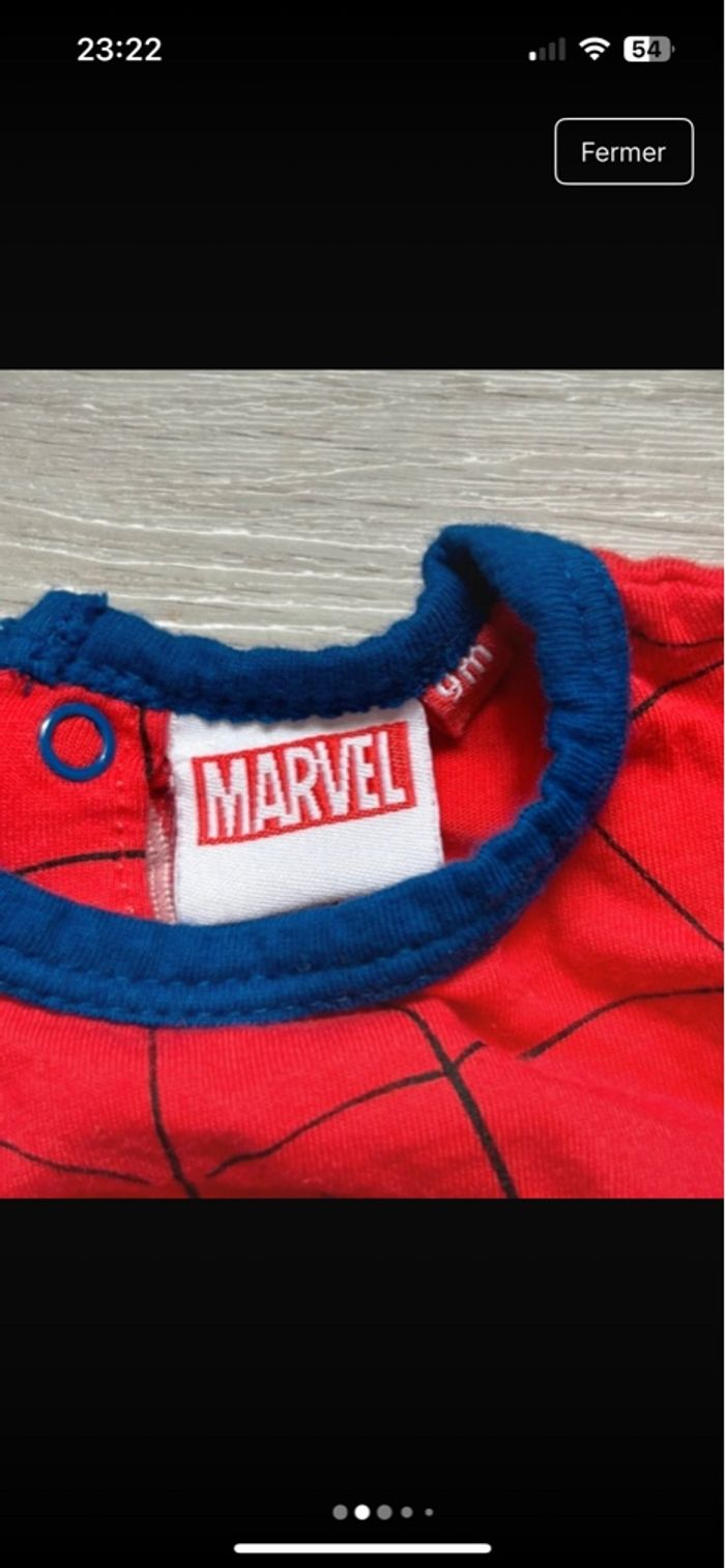 Pyjama spider man 9 mois - photo numéro 2