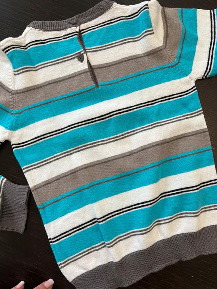 Pull rayé - col V 3 ans - photo numéro 3