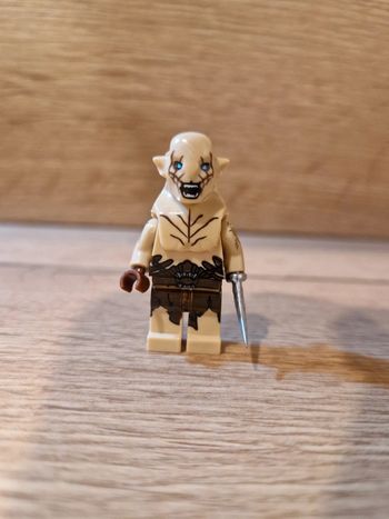 Figurine type lego Chef orcs Azog seigneur des anneaux