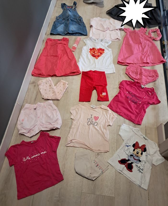Lot de vêtements 12 mois été fille neuf