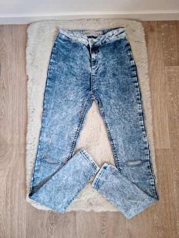 Pantalon skinny delavé troué t36 #F36S-218