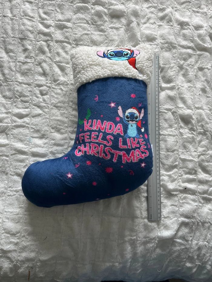 Peluche stitch chaussette de Noël - photo numéro 2