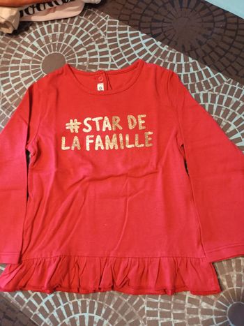 Tee shirt fille 24 mois gemo