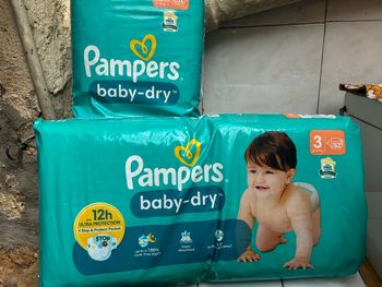 101 couches Pampers Baby dry T3