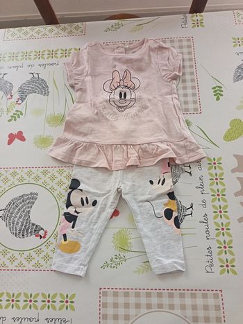 Ensemble Disney Baby Minnie taille 3/6 mois