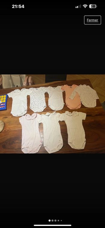 Bodies fille 12 mois petit bateau