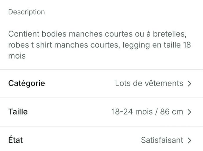 Lot vêtements été fille - photo numéro 2