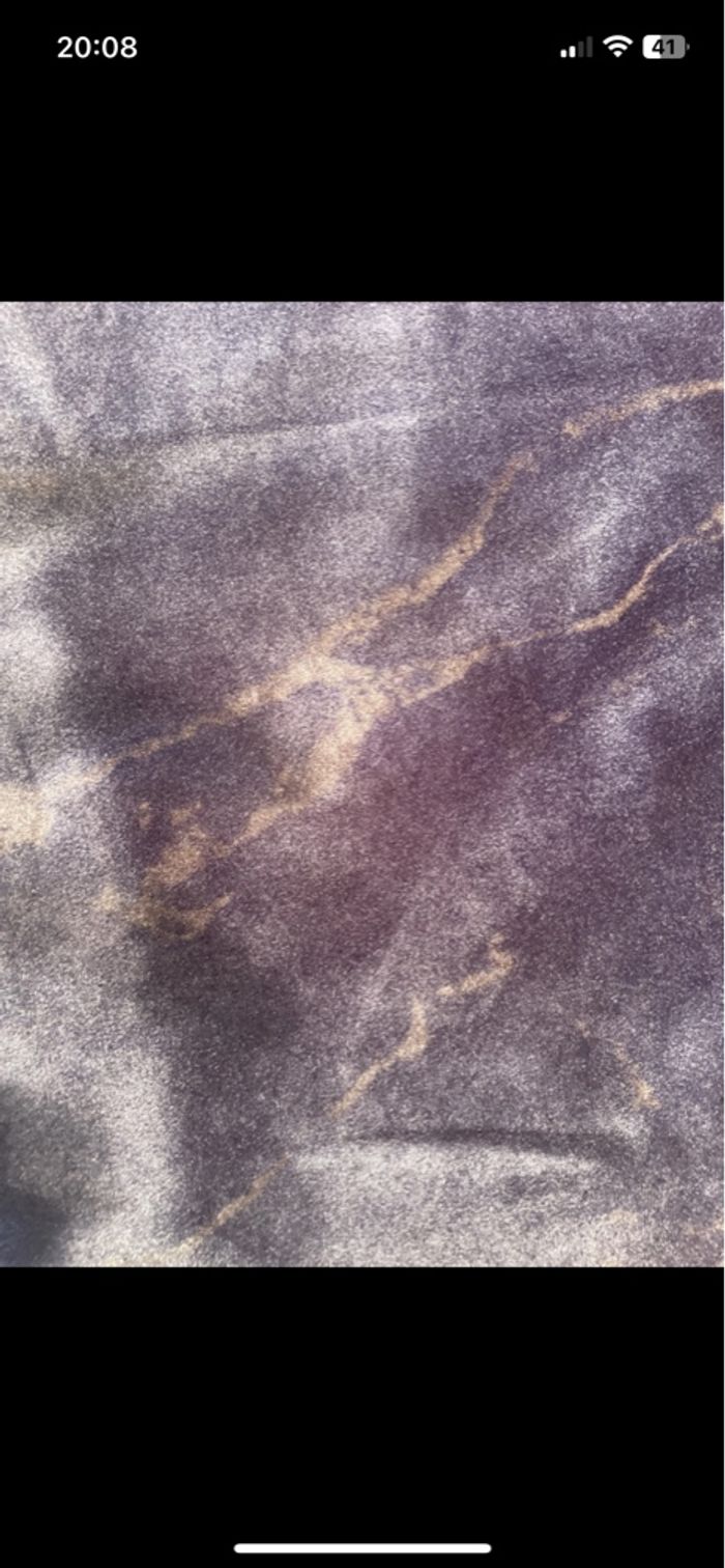 Rideau  bleu velours - photo numéro 2