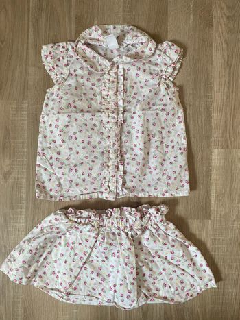 Jupe + chemise manches courtes H&M