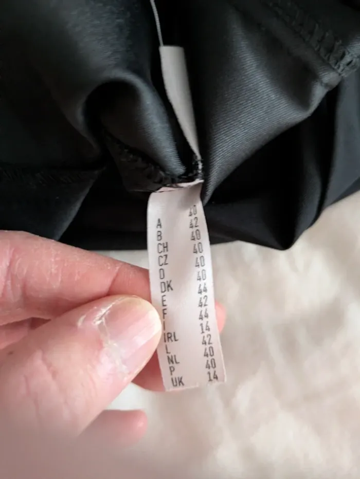 Veste Légère Noire Style Motard Clockhouse (C&A) - Taille 44 (L/XL) - photo numéro 4