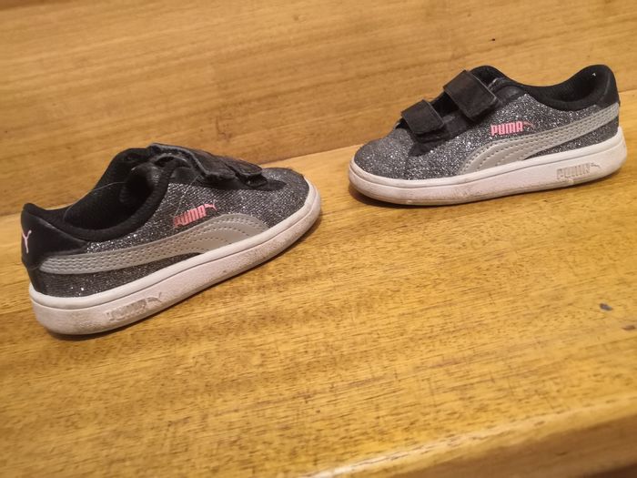 Basket adidas fille pailletées taille 23 - photo numéro 4