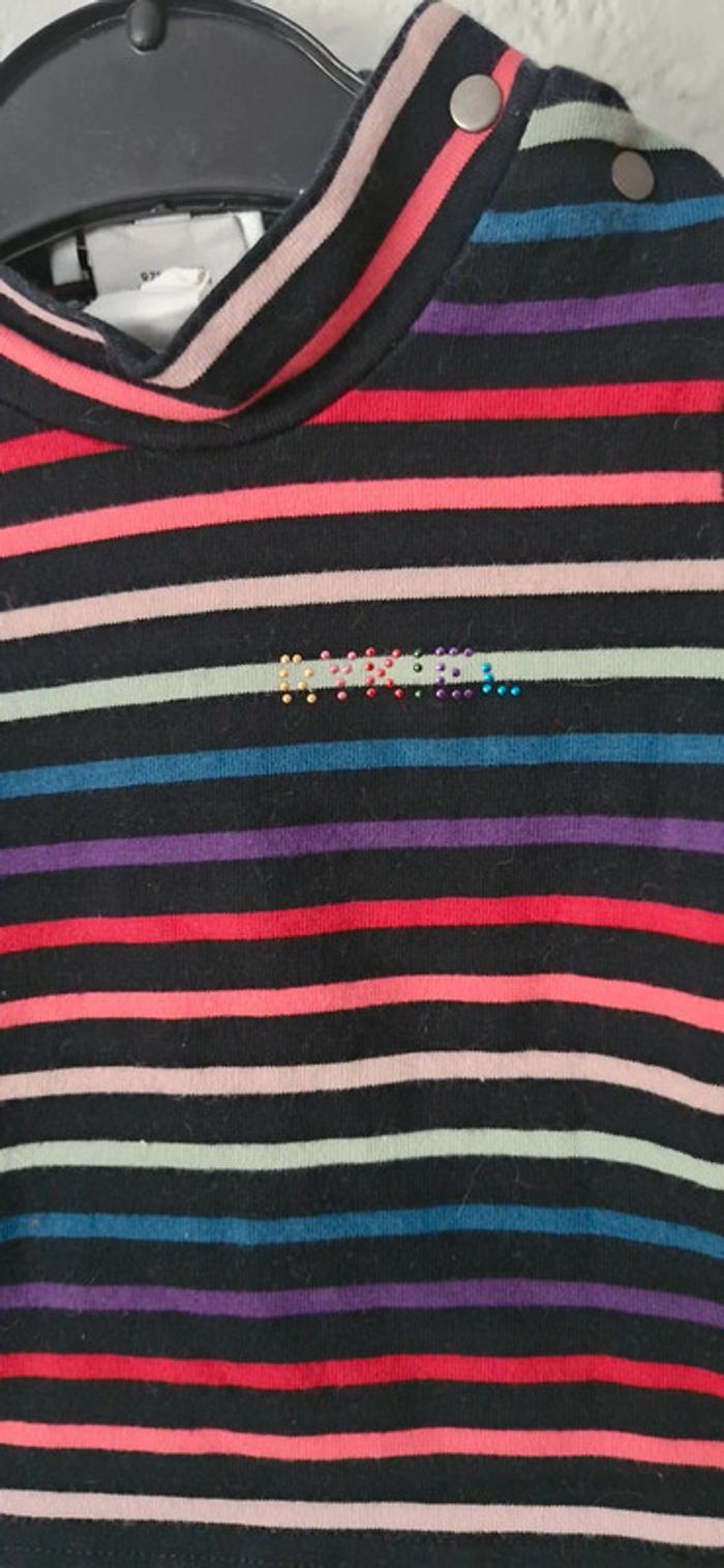 🩷 Tee-shirt manches longues pour fille taille 6 mois - photo numéro 4
