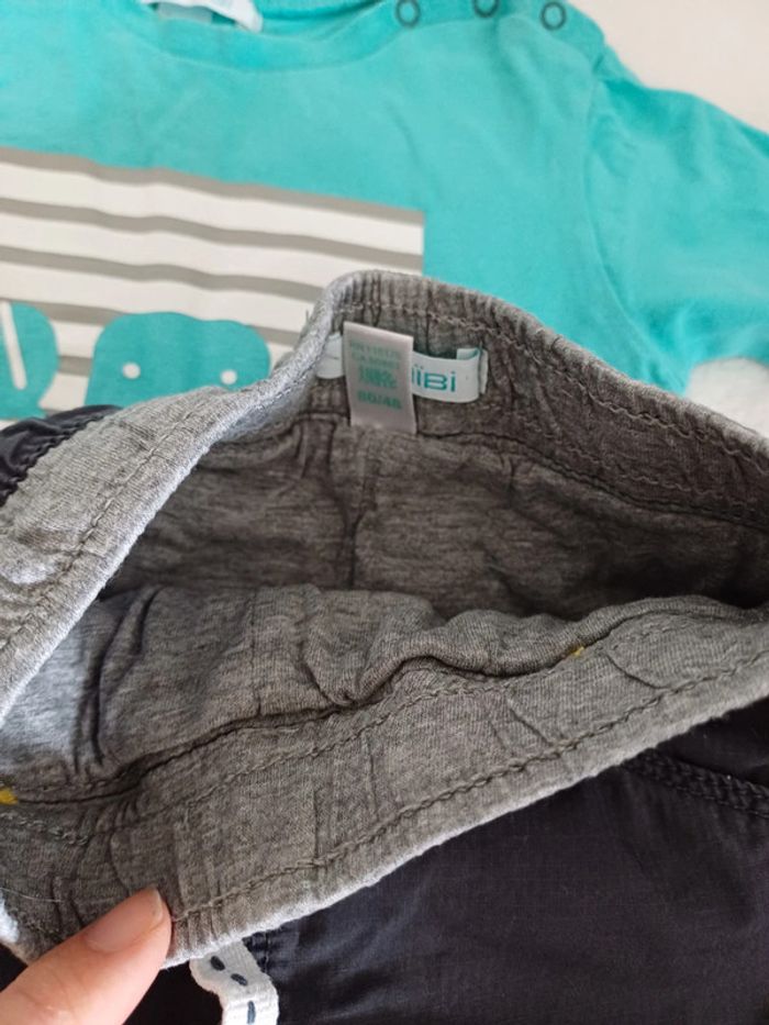 Pantalon et t-shirt 18 mois Obaïbi - photo numéro 3