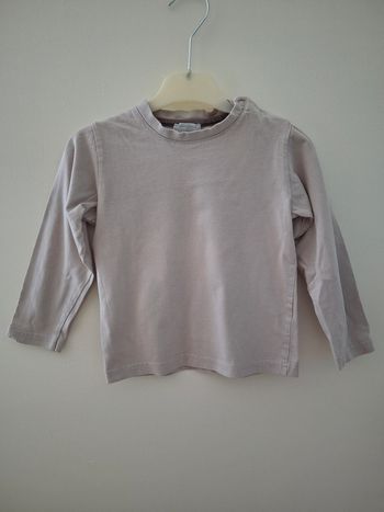 t-shirt manches longues kimbaloo crème 3ans