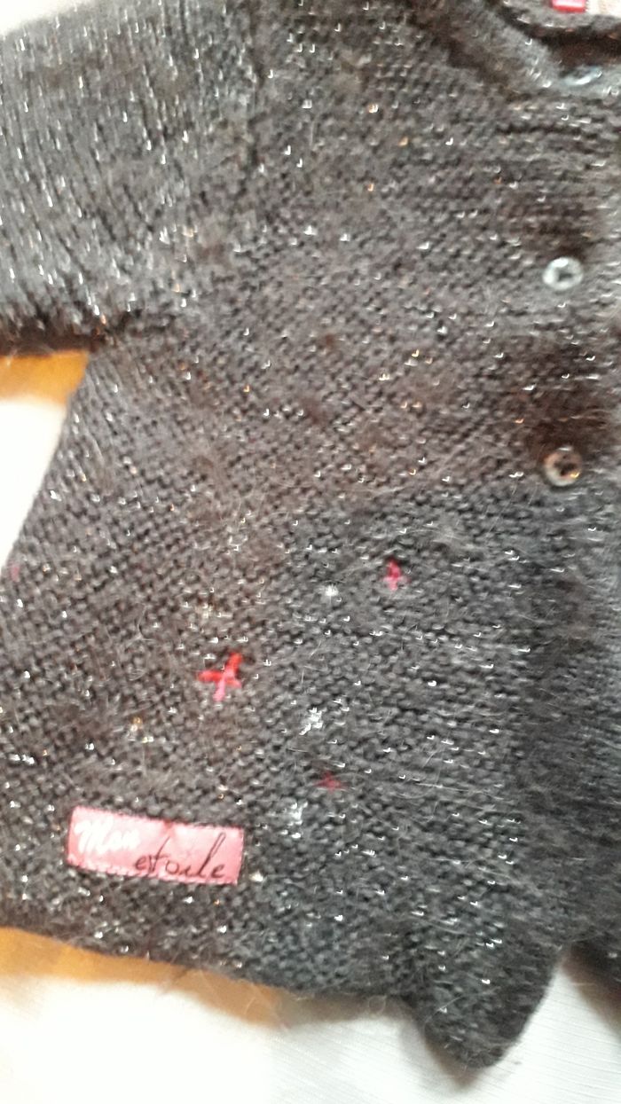 Gilet cardigan chaud 9 mois - photo numéro 2