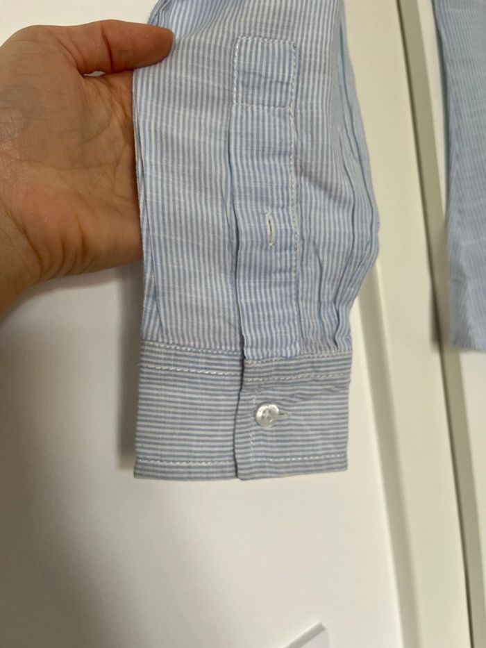 Chemise bleu à rayures Pepe Jeans - photo numéro 9